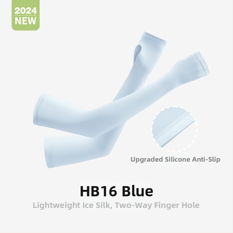 Suvised päikesekaitsekreemi varrukad õues kasutamiseks mõeldud naiste jalgrattasõiduks, UV-vastased hingavad jäävarrukad, higi imavad päikesevarjud, jääsiidist käevarrukad HB16