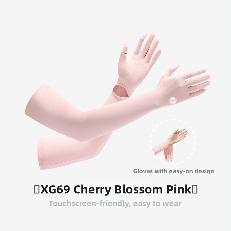 Suvised päikesekaitsekreemi varrukad õues kasutamiseks mõeldud naiste jalgrattasõiduks, UV-vastased hingavad jäävarrukad, higi imavad päikesevarjud, jääsiidist käevarrukad HB16