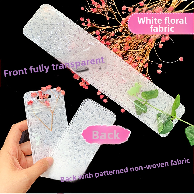 Ilgas megztinio grandinėlės pakavimo maišelis Megztinio krištolo pakabinamas karoliai Universalus savaime užsandarinantis maišelis Plastikinis maišelis