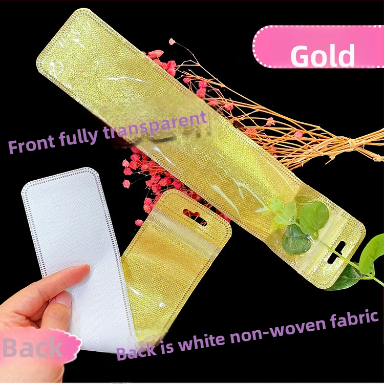 Ilgas megztinio grandinėlės pakavimo maišelis Megztinio krištolo pakabinamas karoliai Universalus savaime užsandarinantis maišelis Plastikinis maišelis