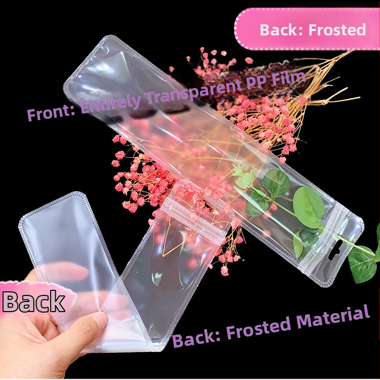 Ilgas megztinio grandinėlės pakavimo maišelis Megztinio krištolo pakabinamas karoliai Universalus savaime užsandarinantis maišelis Plastikinis maišelis