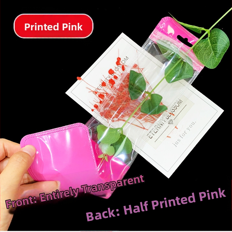 Ilgas megztinio grandinėlės pakavimo maišelis Megztinio krištolo pakabinamas karoliai Universalus savaime užsandarinantis maišelis Plastikinis maišelis