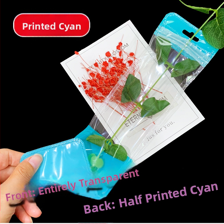 Ilgas megztinio grandinėlės pakavimo maišelis Megztinio krištolo pakabinamas karoliai Universalus savaime užsandarinantis maišelis Plastikinis maišelis