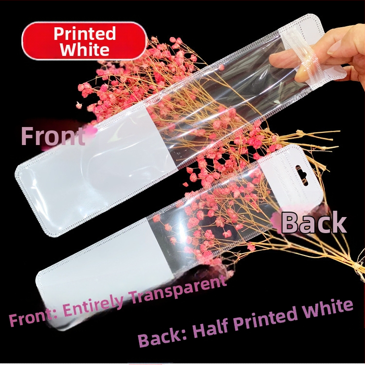 Ilgas megztinio grandinėlės pakavimo maišelis Megztinio krištolo pakabinamas karoliai Universalus savaime užsandarinantis maišelis Plastikinis maišelis