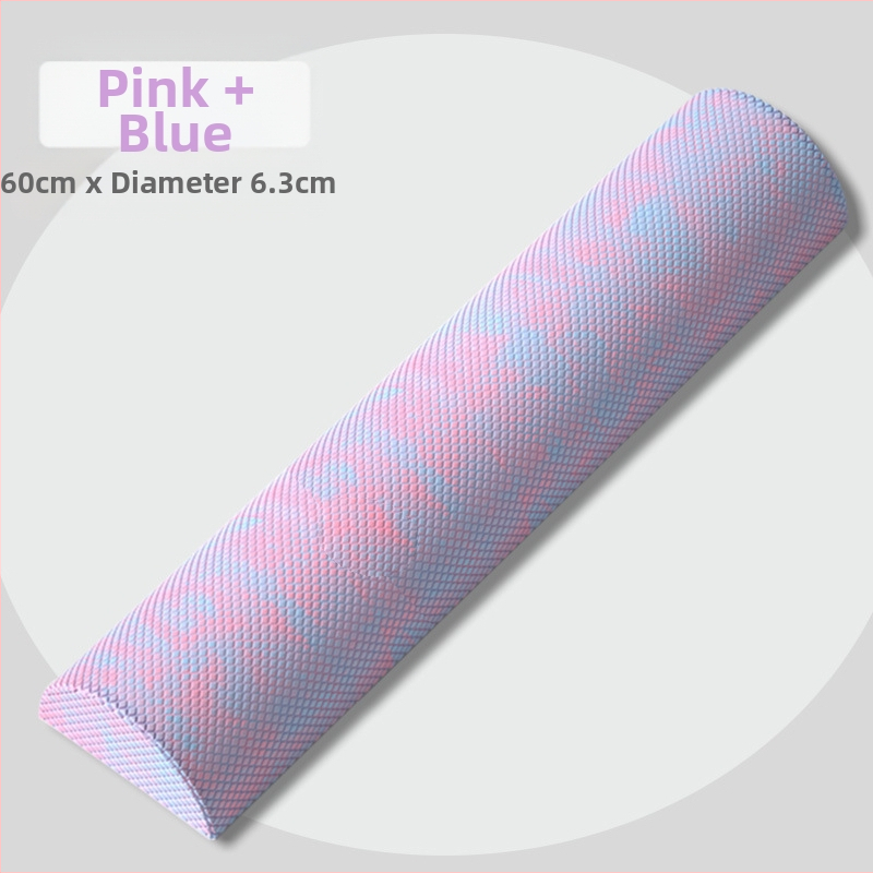 Poolringikujuline joogakolonn EVA kamuflaaž poolteljeline lõõgastuskolonn tasakaalulatt rombikujuline ujukomaga fitnessvahust vars pilatesekolonn