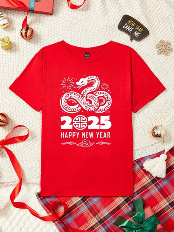 2025 Essence 2025 uusaasta vabaaja avar lõige mao aasta ümara kaelusega kleit