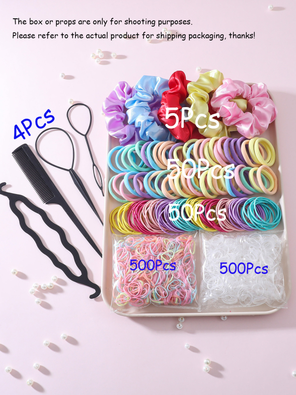 1109 dalių plaukų juostos, plaukų virvės, šukų derinys, plaukų įrankis, vasariškas gaivus ir šaunus plaukų aksesuaras, galvos apdangalas