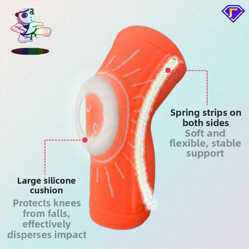 Παιδικό αθλητικό επιγονατίδα σιλικόνης, αντι-σύγκρουσης, ζεστό επιγονατίδα ποδιών, μπάσκετ, ποδόσφαιρο, ιππασία, χορός