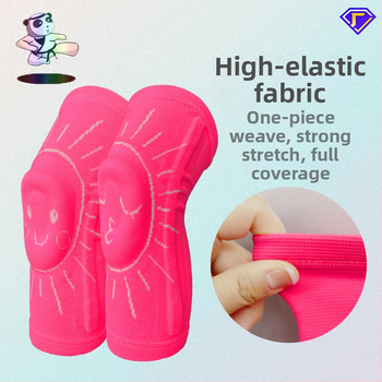 Παιδικό αθλητικό επιγονατίδα σιλικόνης, αντι-σύγκρουσης, ζεστό επιγονατίδα ποδιών, μπάσκετ, ποδόσφαιρο, ιππασία, χορός