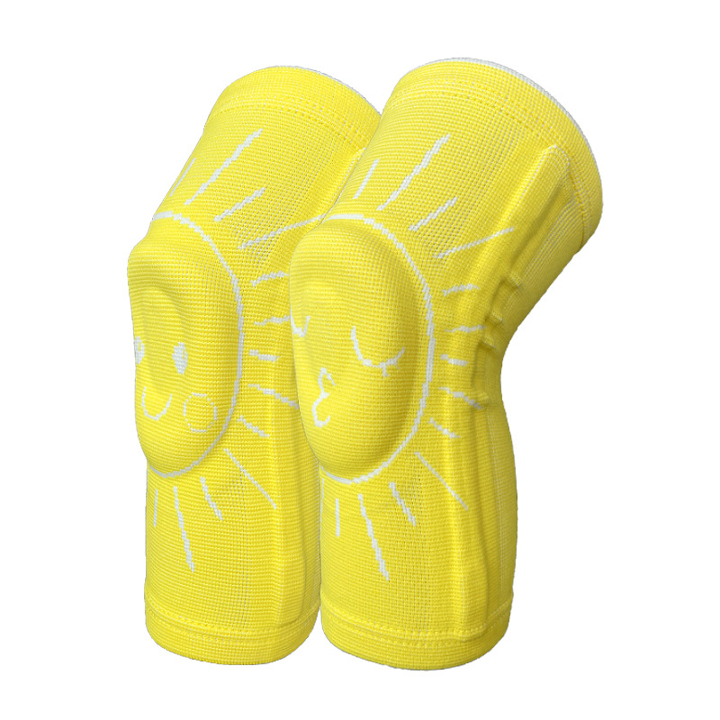 Genunchiere sport din silicon pentru copii, fagure de miere, anti-coliziune, genunchi cald, picior, pad, baschet, fotbal, echitatie, dans, pad