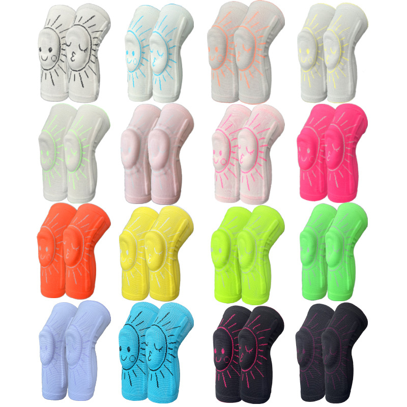 Genunchiere sport din silicon pentru copii, fagure de miere, anti-coliziune, genunchi cald, picior, pad, baschet, fotbal, echitatie, dans, pad
