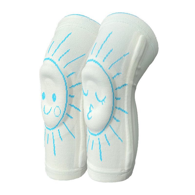 Genunchiere sport din silicon pentru copii, fagure de miere, anti-coliziune, genunchi cald, picior, pad, baschet, fotbal, echitatie, dans, pad