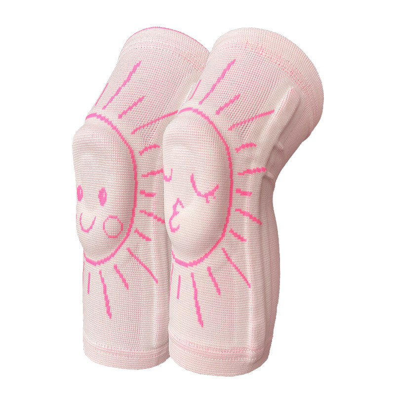 Genunchiere sport din silicon pentru copii, fagure de miere, anti-coliziune, genunchi cald, picior, pad, baschet, fotbal, echitatie, dans, pad