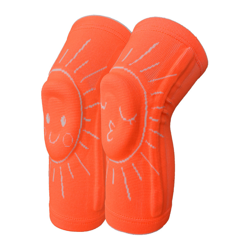 Genunchiere sport din silicon pentru copii, fagure de miere, anti-coliziune, genunchi cald, picior, pad, baschet, fotbal, echitatie, dans, pad