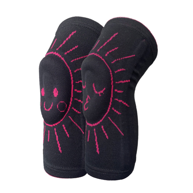 Genunchiere sport din silicon pentru copii, fagure de miere, anti-coliziune, genunchi cald, picior, pad, baschet, fotbal, echitatie, dans, pad