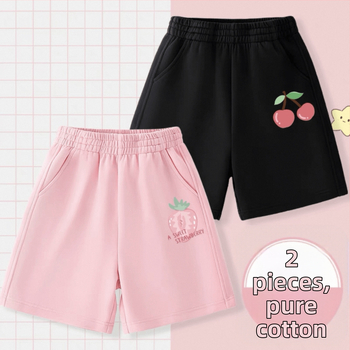 Κορίτσια Αθλητικά Σορτς από Καθαρό Βαμβάκι Καλοκαιρινό Φόρεμα Μεγάλα Παιδιά Μοντέρνο Casual Ολόσωμο Σορτς για Εξωτερική Χρήση