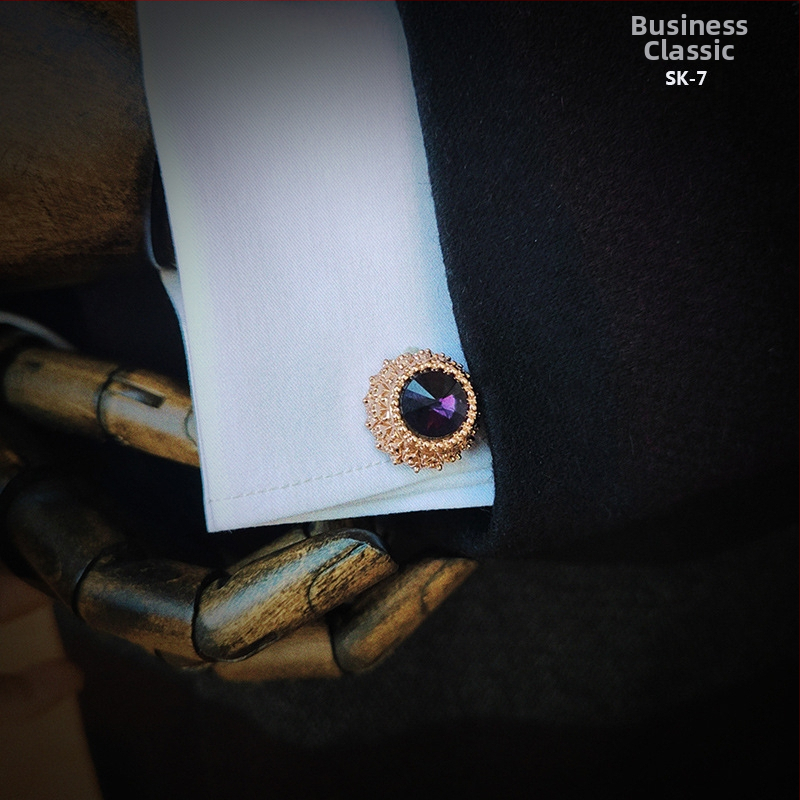 Мъжки френски копчета за ръкавели, подаръчен комплект за риза, аксесоари за костюми, копчета за риза, официални бизнес, универсални копчета за ръкавели с форма на сълза