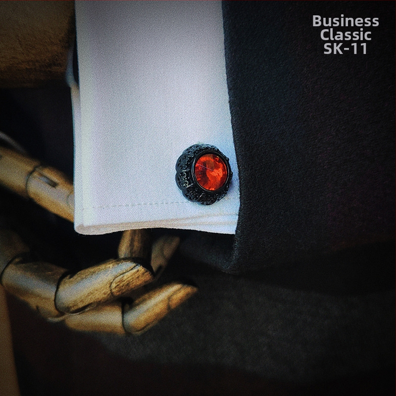 Мъжки френски копчета за ръкавели, подаръчен комплект за риза, аксесоари за костюми, копчета за риза, официални бизнес, универсални копчета за ръкавели с форма на сълза