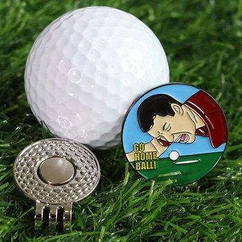 Pārrobežu sprādzieni 31 mm golfa bumbiņas standarta vāciņa klipša marķējums, magnētiska soma, ūdensizturīga un nerūsējoša, daudzfunkcionāla
