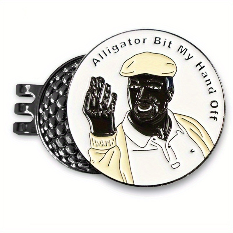 Pārrobežu sprādzieni 31 mm golfa bumbiņas standarta vāciņa klipša marķējums, magnētiska soma, ūdensizturīga un nerūsējoša, daudzfunkcionāla