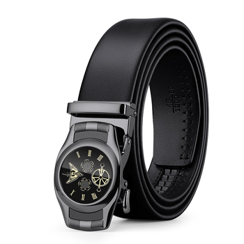 Ζώνη King Paul για άνδρες, από γνήσιο δέρμα, κορυφαίας στρώσης, για επαγγελματική και καθημερινή χρήση, 2025, με αυτόματη αγκράφα, μοντέρνα ζώνη παντελονιού για όλες τις χρήσεις.