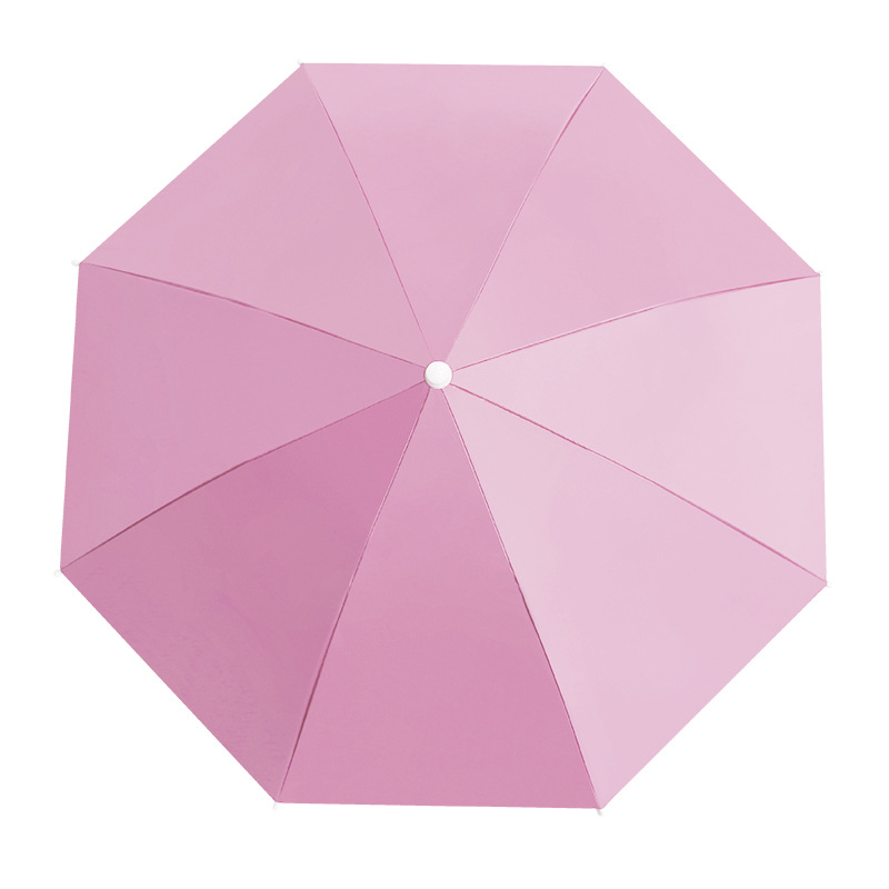 Ant galvos tvirtinamas skėtis, skirtas žvejybai, nešiojamas saulės skėtis, didelis lauko sulankstomas skėtis, atsparus UV spinduliams, atsparus vėjui, didmeninė prekyba