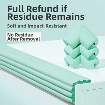 ✅Αντικρουόμενη ταινία για παιδιά, μαλακή τσάντα για στρίψιμο στις γωνίες, προστατευτική ταινία για το τραπέζι, αντικρουόμενη ταινία