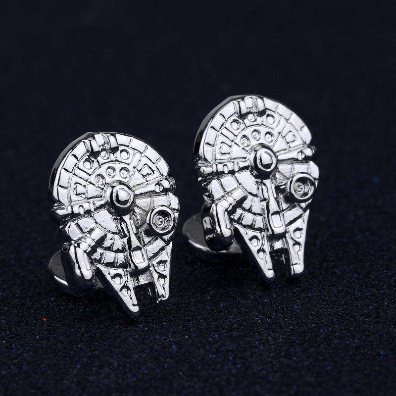 Най-продавани европейски и американски филми и телевизионни периферни устройства, Star Wars, самурайски шлем, космически кораб, робот, копчета за ръкавели, аксесоари