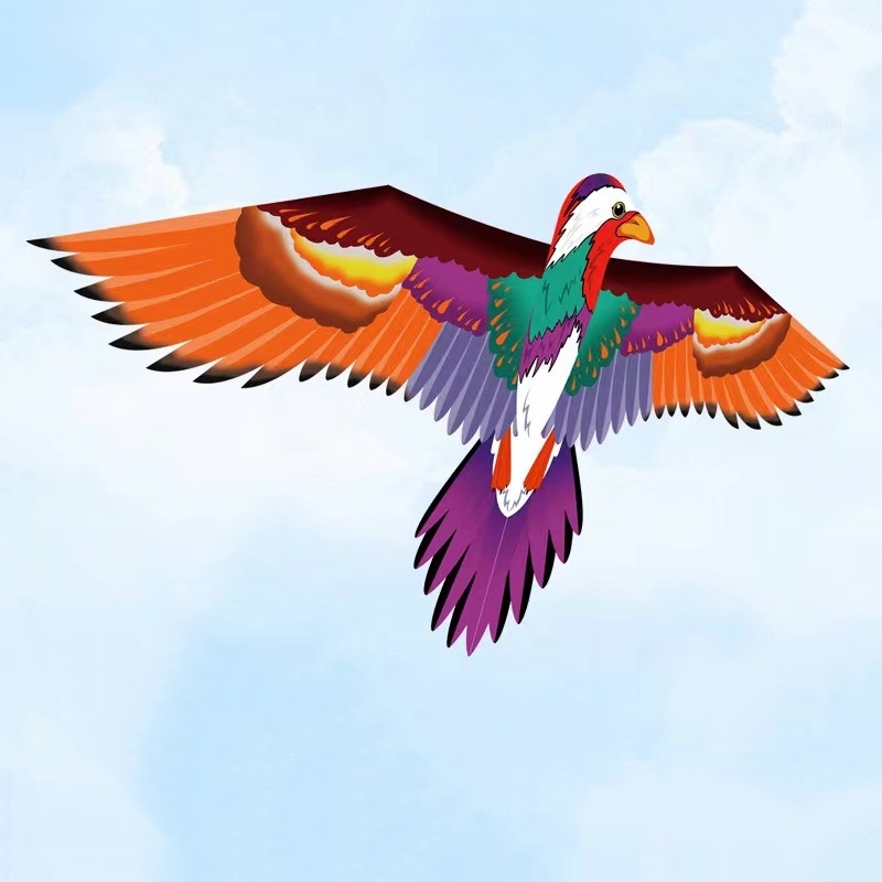 Jauns simulācijas pūķis bērniem, ērgļa lidojošs putnu brīze, viegli lidojams, vairumtirdzniecības dinamiskā simulācijas pūķis Veifangas pūķu ražotājs