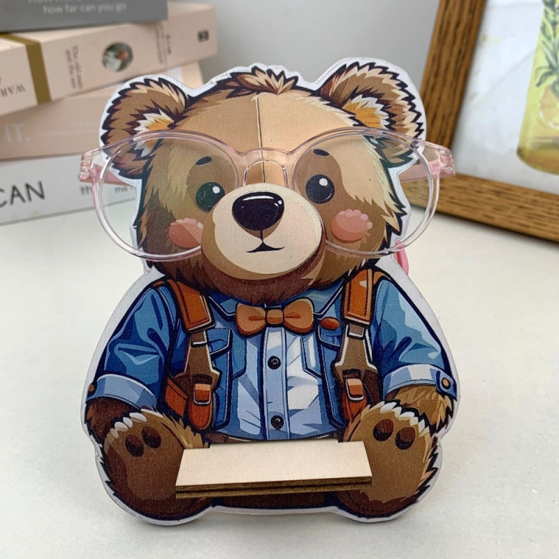 Új, határokon átnyúló, divatos, koala fa keretes szemüvegkeret, asztali kiegészítők, diáktároló, aranyos állatos szemüvegek otthonra