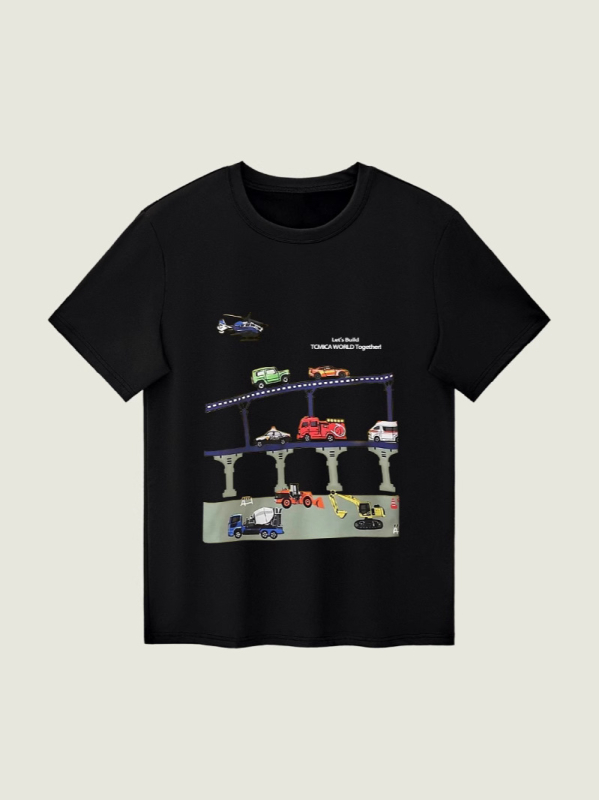 DZ Transfrontaliere Europeni și Americani Băieți Tricou cu mânecă scurtă Litere de imprimare de vară Nou Casual Gât rotund Copii Îmbrăcăminte moale și confortabil Top