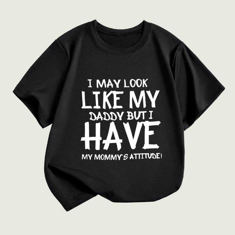 DZ Transfrontaliere Europeni și Americani Băieți Tricou cu mânecă scurtă Litere de imprimare de vară Nou Casual Gât rotund Copii Îmbrăcăminte moale și confortabil Top