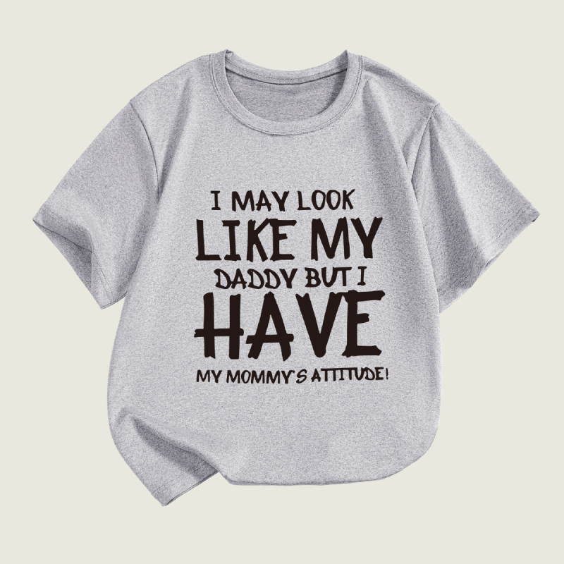 DZ Transfrontaliere Europeni și Americani Băieți Tricou cu mânecă scurtă Litere de imprimare de vară Nou Casual Gât rotund Copii Îmbrăcăminte moale și confortabil Top