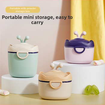 Kūdikių pieno miltelių dėžutė Nešiojama išeinanti sandari drėgmei atspari pakuotė Papildoma maisto dėžutė Ryžių užkandžiai Didelės talpos laikymo indas