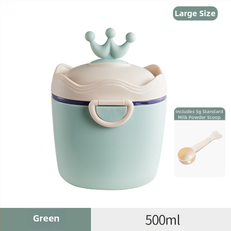 Kūdikių pieno miltelių dėžutė Nešiojama išeinanti sandari drėgmei atspari pakuotė Papildoma maisto dėžutė Ryžių užkandžiai Didelės talpos laikymo indas