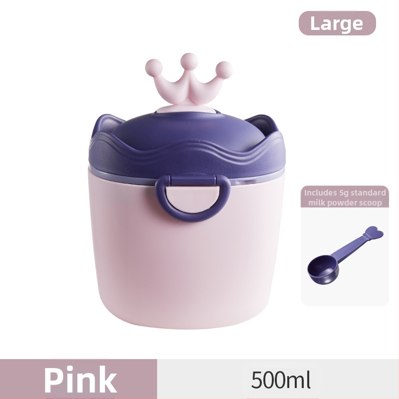 Kūdikių pieno miltelių dėžutė Nešiojama išeinanti sandari drėgmei atspari pakuotė Papildoma maisto dėžutė Ryžių užkandžiai Didelės talpos laikymo indas