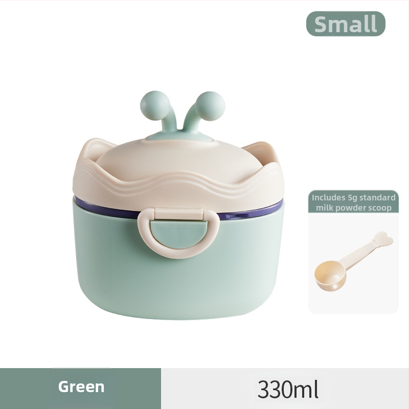 Kūdikių pieno miltelių dėžutė Nešiojama išeinanti sandari drėgmei atspari pakuotė Papildoma maisto dėžutė Ryžių užkandžiai Didelės talpos laikymo indas