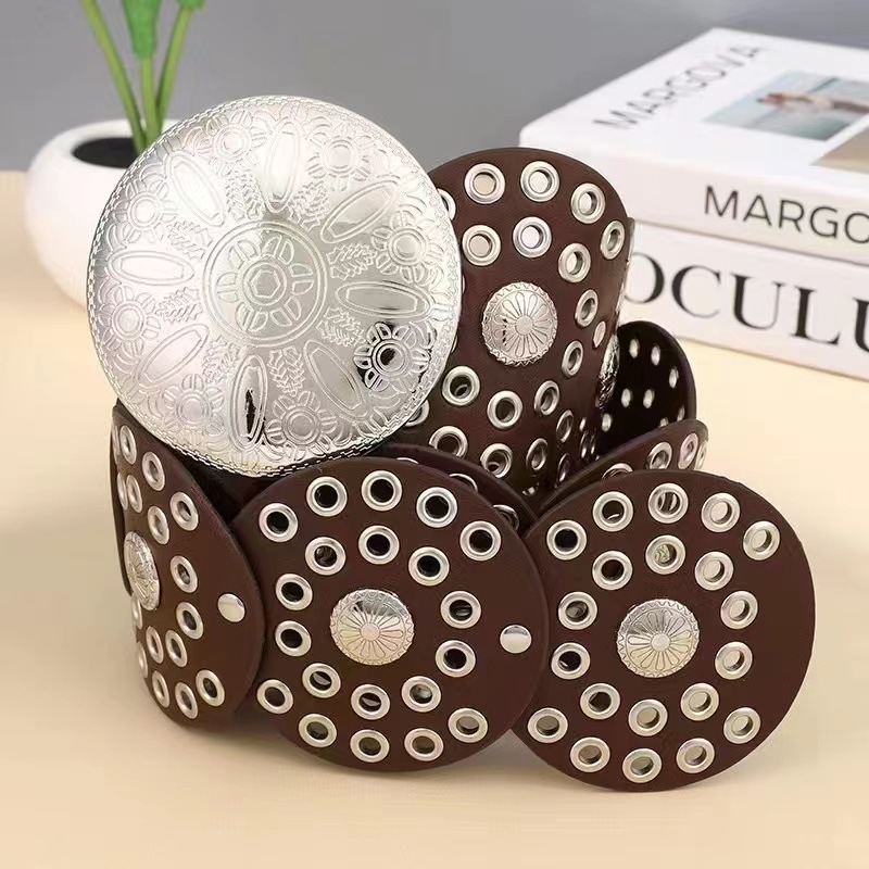 Curea de damă cu cataramă de craniu cu strasuri europene și americane pentru bărbați, stil hip hop punk, curea personalizată la modă, curea completă cu diamant pentru femei