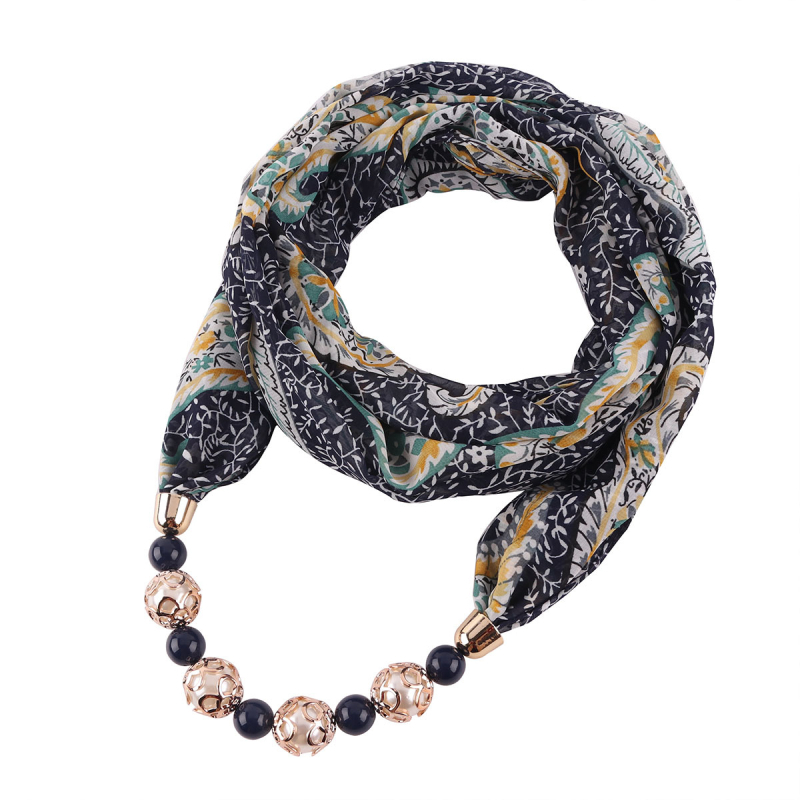 2022. aasta Euroopa ja Ameerika šifoonist salli kevad- ja suvekaelakee etnilises stiilis naiste helmestega ripatssall, päikesekaitsesall LAZADA