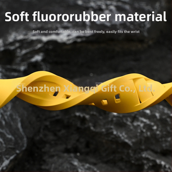 Explosions universāla ātras atbrīvošanas fluorgumijas siksniņa Huawei Apple Watch siksniņai FKM siksniņa 19/20/21/24mm