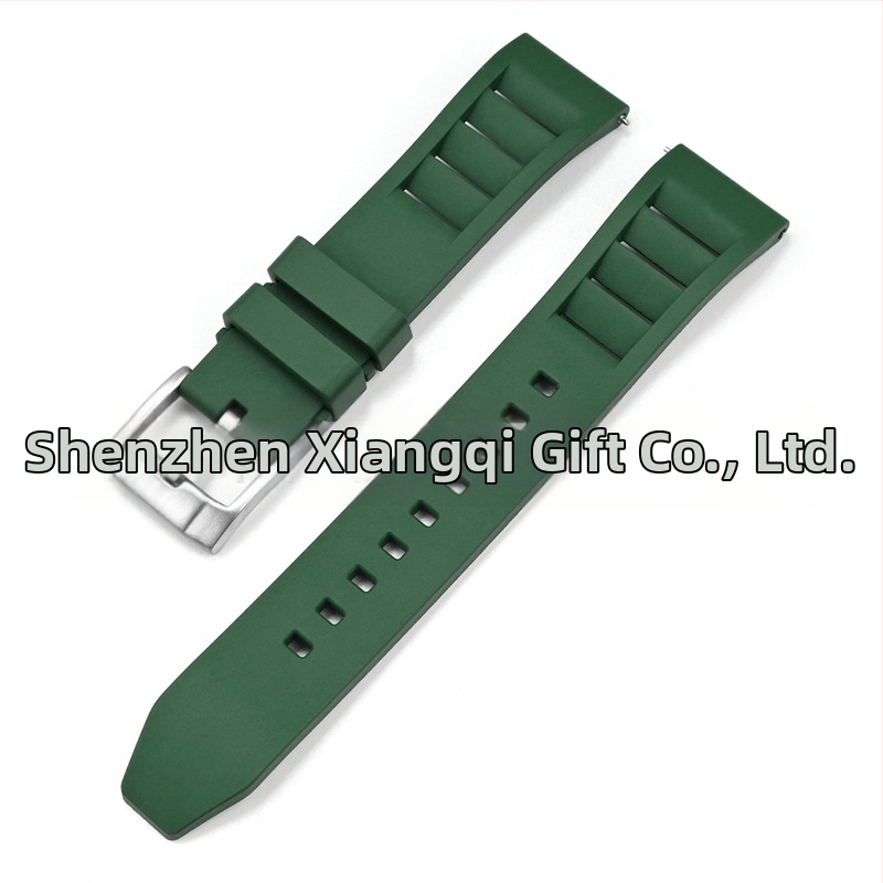 Explosions universāla ātras atbrīvošanas fluorgumijas siksniņa Huawei Apple Watch siksniņai FKM siksniņa 19/20/21/24mm