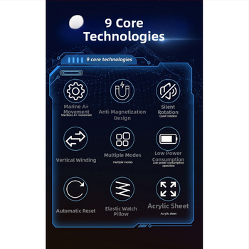 Saksa kaubamärgi mehaaniline kell, automaatne kellakeeraja, majapidamises kasutatav elektriline tipptasemel kellakeeraja, täisautomaatne pöörlev kellakast