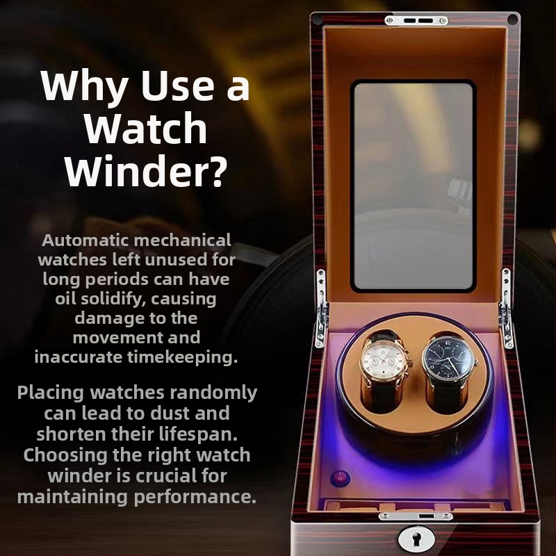 Немски марков механичен часовник, автоматичен навивач за часовници, домакински електрически висок клас, напълно автоматичен въртящ се часовник