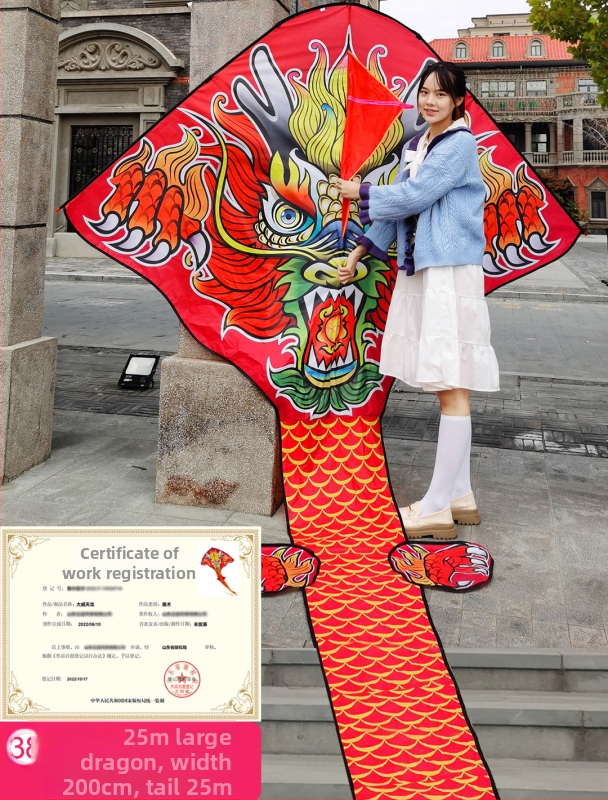 Jauns simtkājis Jinwei Tianlong 11 metri 15 metri 30 metri 50 metri zaļa čūska gara aste liels pūķis vairumtirdzniecība labi mušu ražotāji