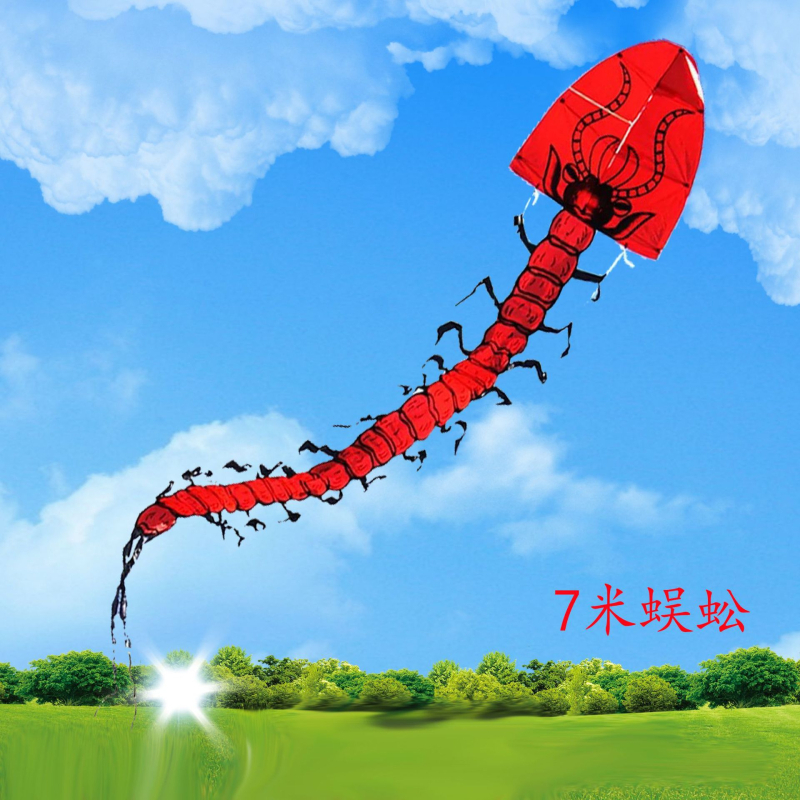 Jauns simtkājis Jinwei Tianlong 11 metri 15 metri 30 metri 50 metri zaļa čūska gara aste liels pūķis vairumtirdzniecība labi mušu ražotāji