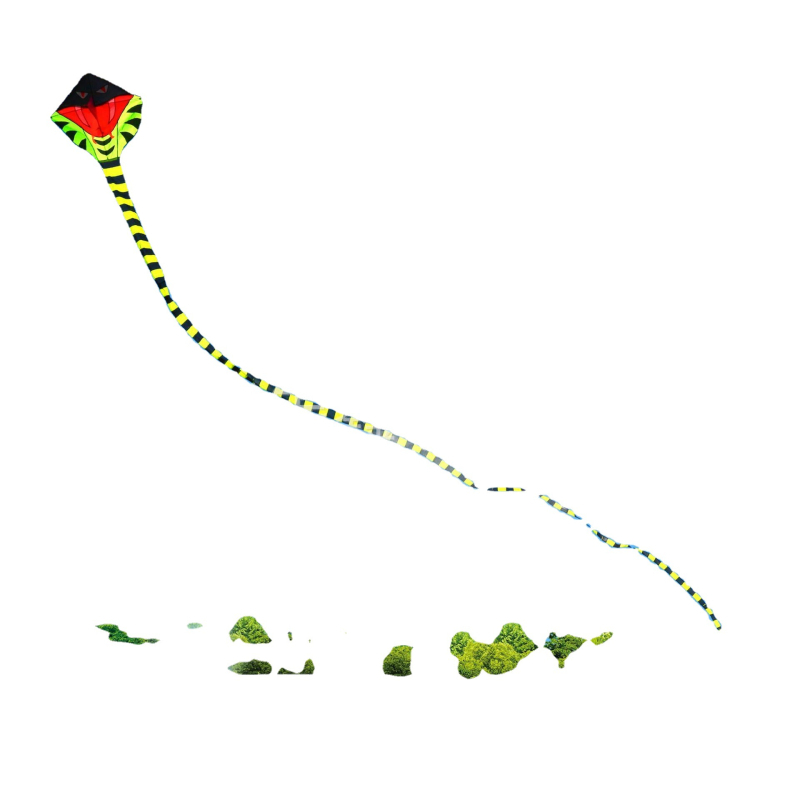 Jauns simtkājis Jinwei Tianlong 11 metri 15 metri 30 metri 50 metri zaļa čūska gara aste liels pūķis vairumtirdzniecība labi mušu ražotāji