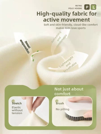 Lasteaia lapsevanema ja lapse tegevuste klassi riided sügis ja talv kooli sport õpilase vabaaja pluus lapsevanema ja lapse riided uus kampsun