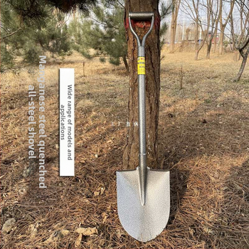 „Viskas viename“ plieninis kastuvas, pastorintas smailus kastuvas, kvadratinis kastuvas, geležinis kastuvas, daržovių sodinimo, žemės ūkio, mangano plieno, mažo dydžio kastuvas sodo įrankiams