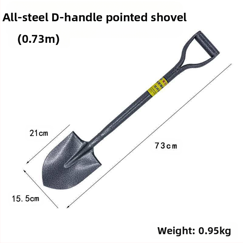 „Viskas viename“ plieninis kastuvas, pastorintas smailus kastuvas, kvadratinis kastuvas, geležinis kastuvas, daržovių sodinimo, žemės ūkio, mangano plieno, mažo dydžio kastuvas sodo įrankiams