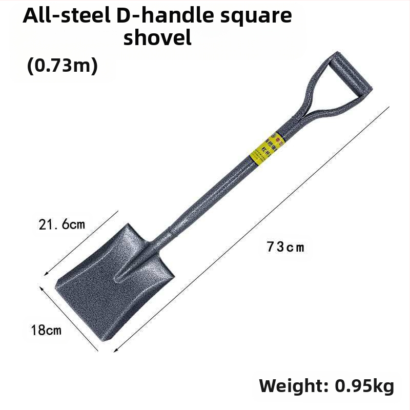 „Viskas viename“ plieninis kastuvas, pastorintas smailus kastuvas, kvadratinis kastuvas, geležinis kastuvas, daržovių sodinimo, žemės ūkio, mangano plieno, mažo dydžio kastuvas sodo įrankiams